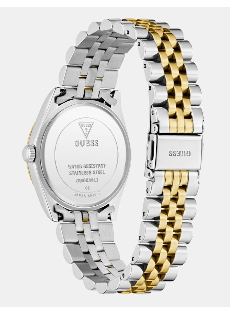 Guess Jada Women's Watch Gold/Silver 34 mm with Stainless Steel Strap & 3 Bar Water Protection - GW0936L3 - Image 2